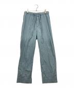 AURALEE×TEKLAオーラリー×テクラ）の古着「COTTON POPLIN - PYJAMAS PANTS」｜ブルー