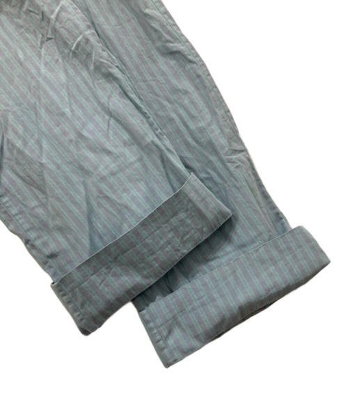 AURALEE（オーラリー）AURALEE (オーラリー) TEKLA (テクラ) COTTON POPLIN - PYJAMAS PANTS ブルー サイズ:Sの古着・服飾アイテム