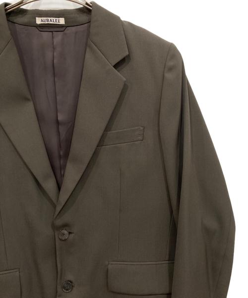 AURALEE（オーラリー）AURALEE (オーラリー) LIGHT WOOL MAX GABARDINE ジャケット ブラウン サイズ:3の古着・服飾アイテム