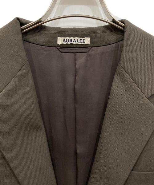 AURALEE（オーラリー）AURALEE (オーラリー) LIGHT WOOL MAX GABARDINE ジャケット ブラウン サイズ:3の古着・服飾アイテム