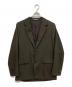 AURALEE（オーラリー）の古着「LIGHT WOOL MAX GABARDINE ジャケット」｜ブラウン