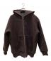AURALEE（オーラリー）の古着「DOUBLE CLOTH HEAVY WOOL PILE ZIP」｜ブラウン