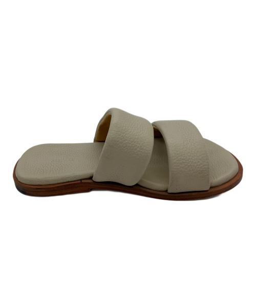 AURALEE（オーラリー）AURALEE (オーラリー) LEATHER STRAP SANDAL グレー サイズ:SIZE 8の古着・服飾アイテム