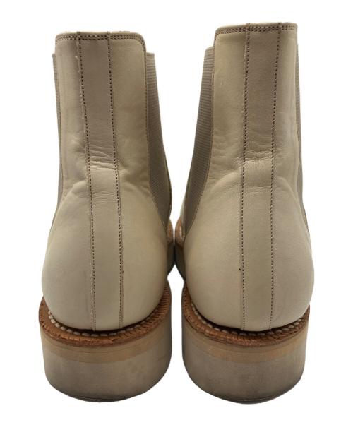 AURALEE（オーラリー）AURALEE (オーラリー) LEATHER SQUARE BOOTS（レザースクエアブーツ） アイボリー サイズ:8の古着・服飾アイテム