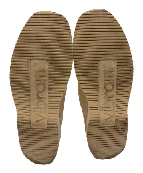 AURALEE（オーラリー）AURALEE (オーラリー) LEATHER SQUARE BOOTS（レザースクエアブーツ） アイボリー サイズ:8の古着・服飾アイテム