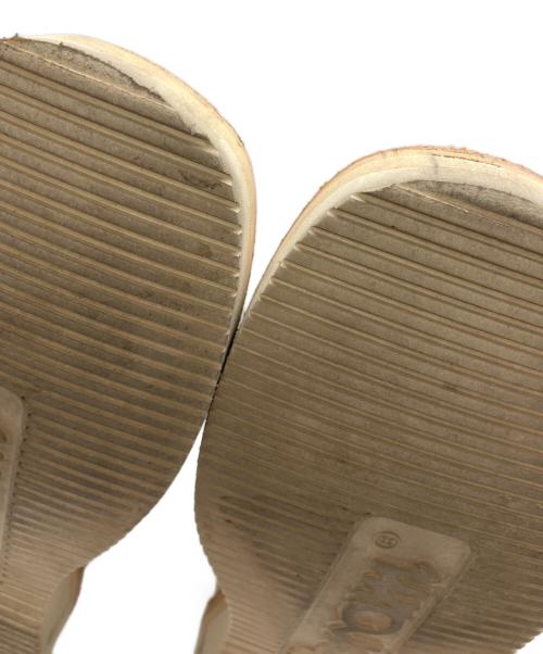 AURALEE（オーラリー）AURALEE (オーラリー) LEATHER SQUARE BOOTS（レザースクエアブーツ） アイボリー サイズ:8の古着・服飾アイテム