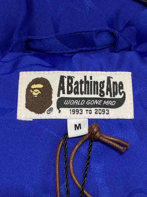 A BATHING APE（ア ベイシング エイプ）A BATHING APE (アベイシングエイプ) TONAL SOLID CAMO PUFFER DOWN VEST ブルー サイズ:Mの古着・服飾アイテム