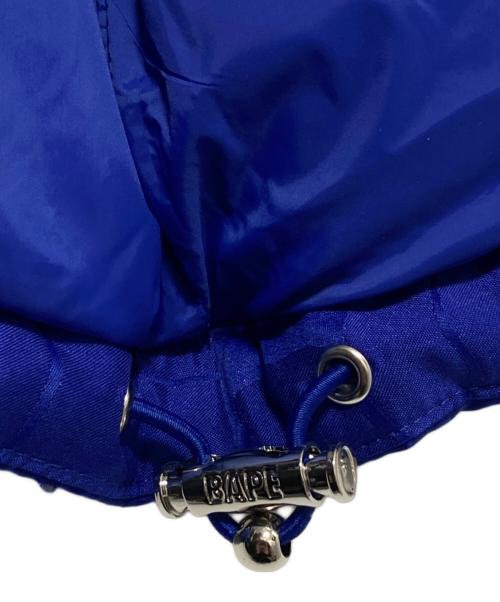 A BATHING APE（ア ベイシング エイプ）A BATHING APE (アベイシングエイプ) TONAL SOLID CAMO PUFFER DOWN VEST ブルー サイズ:Mの古着・服飾アイテム