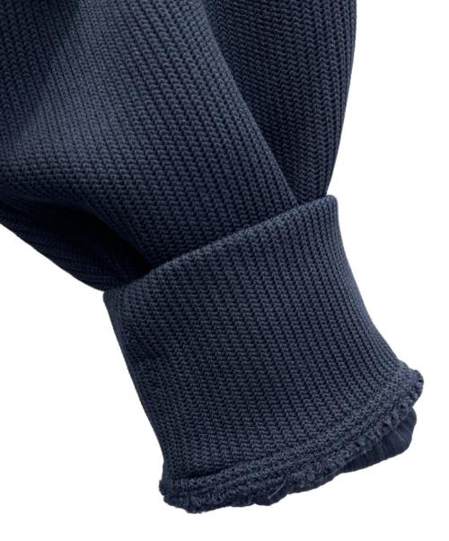 ZUCCA（ズッカ）ZUCCA (ズッカ) クォーターゲージワンピース ネイビー サイズ:Ｍの古着・服飾アイテム