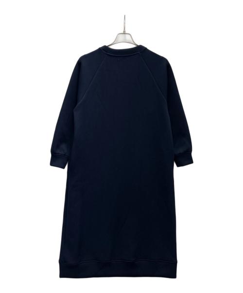 ZUCCA（ズッカ）ZUCCA (ズッカ) クォーターゲージワンピース ネイビー サイズ:Ｍの古着・服飾アイテム