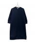 ZUCCA（ズッカ）の古着「クォーターゲージワンピース」｜ネイビー