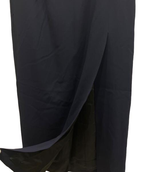 BALENCIAGA（バレンシアガ）BALENCIAGA (バレンシアガ) スリット テーラードスカート ダークネイビー サイズ:Sの古着・服飾アイテム