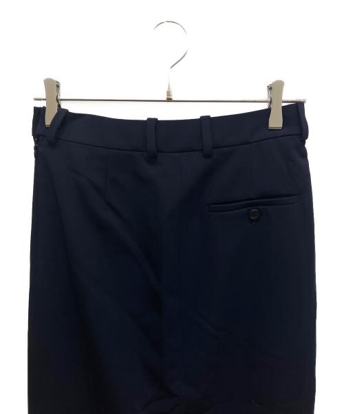 BALENCIAGA（バレンシアガ）BALENCIAGA (バレンシアガ) スリット テーラードスカート ダークネイビー サイズ:Sの古着・服飾アイテム