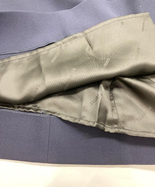 BALENCIAGA（バレンシアガ）BALENCIAGA (バレンシアガ) スリット テーラードスカート ネイビー サイズ:Sの古着・服飾アイテム