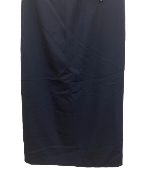 BALENCIAGA（バレンシアガ）BALENCIAGA (バレンシアガ) スリット テーラードスカート ネイビー サイズ:Sの古着・服飾アイテム