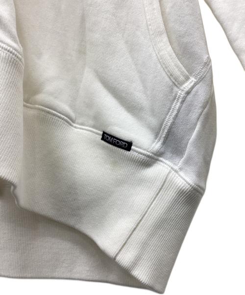 TOM FORD（トムフォード）TOM FORD (トムフォード) ジップパーカー ホワイト サイズ:50の古着・服飾アイテム