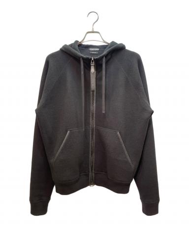 TOM FORD トムフォード パーカー サイズ36 ベロア フーディー イタリア製 ブランド古着【中古】20260223/RA7798 TOM FORD トムフォード パーカー サイズ36 ベロア フーディー