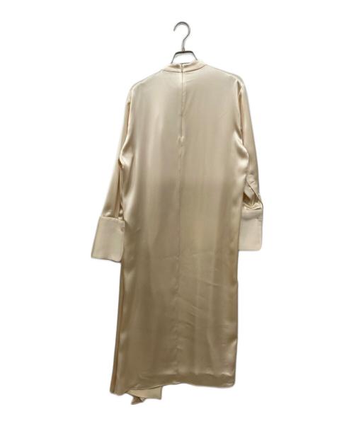 LOEWE（ロエベ）LOEWE (ロエベ) サテンラバリエールドレス アイボリー サイズ:36の古着・服飾アイテム