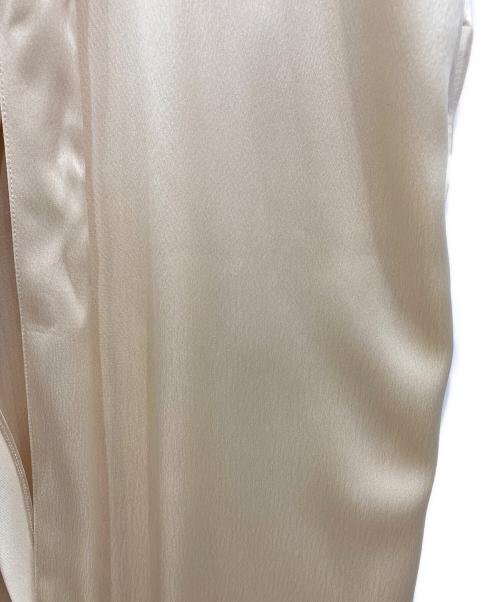 LOEWE（ロエベ）LOEWE (ロエベ) サテンラバリエールドレス アイボリー サイズ:36の古着・服飾アイテム