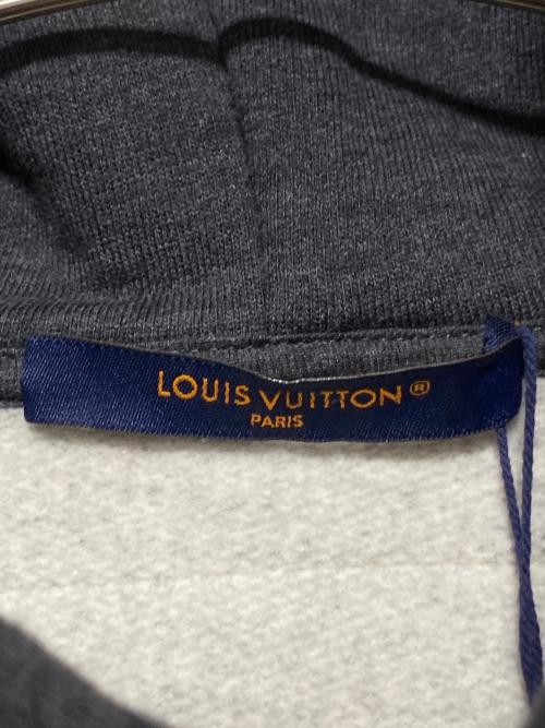 LOUIS VUITTON（ルイ ヴィトン）LOUIS VUITTON (ルイ ヴィトン) 22SS Amen Break フロントロゴプリント プルオーバーパーカー グレー サイズ:XLの古着・服飾アイテム
