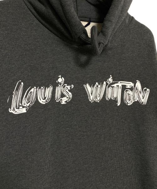 LOUIS VUITTON（ルイ ヴィトン）LOUIS VUITTON (ルイ ヴィトン) 22SS Amen Break フロントロゴプリント プルオーバーパーカー グレー サイズ:XLの古着・服飾アイテム