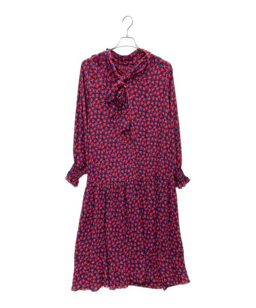 IENA（イエナ）IENA (イエナ) レトロフラワーティアードワンピース ネイビー サイズ:SIZE36 未使用品の古着・服飾アイテム