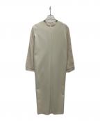 BALLSEYボールジィ）の古着「ドライダブルクロス レースコンビワンピース」｜アイボリー