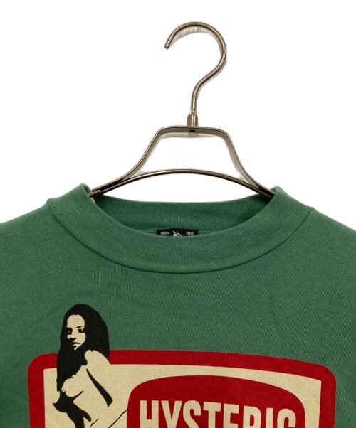 Hysteric Glamour（ヒステリックグラマー）Hysteric Glamour (ヒステリックグラマー) ロングスリーブカットソー グリーン サイズ:FREEの古着・服飾アイテム