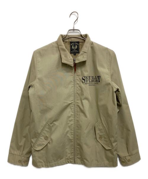 SKULL FLIGHT（スカルフライト）SKULL FLIGHT (スカルフライト) スイングトップ ベージュ サイズ:Mの古着・服飾アイテム