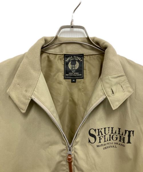 SKULL FLIGHT（スカルフライト）SKULL FLIGHT (スカルフライト) スイングトップ ベージュ サイズ:Mの古着・服飾アイテム