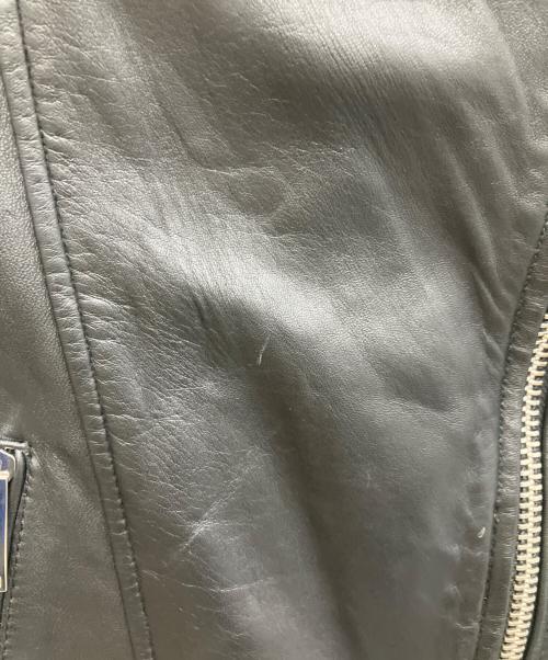 ZARA（ザラ）ZARA (ザラ) ラムレザージャケット ブラック サイズ:SIZEMの古着・服飾アイテム