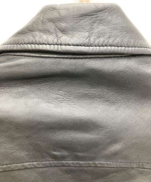 ZARA（ザラ）ZARA (ザラ) ラムレザージャケット ブラック サイズ:SIZEMの古着・服飾アイテム