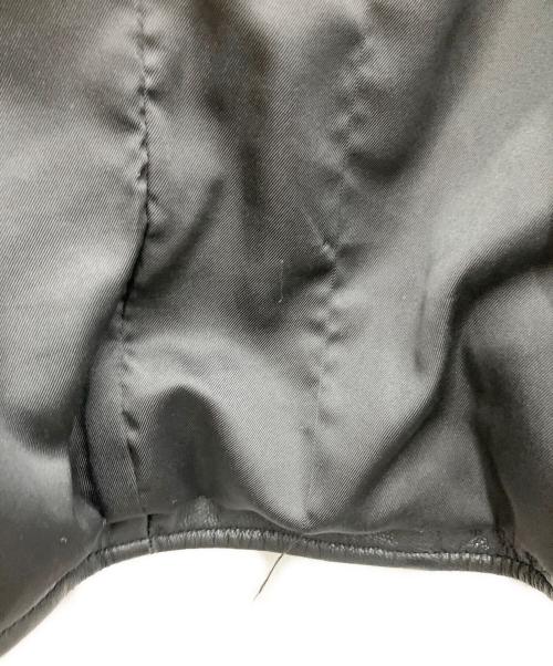 ZARA（ザラ）ZARA (ザラ) ラムレザージャケット ブラック サイズ:SIZEMの古着・服飾アイテム