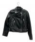 ZARA（ザラ）の古着「ラムレザージャケット」｜ブラック