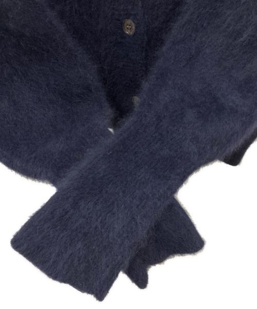 IENA（イエナ）IENA (イエナ) fluffy ファーカーディガン ネイビー サイズ:Fの古着・服飾アイテム