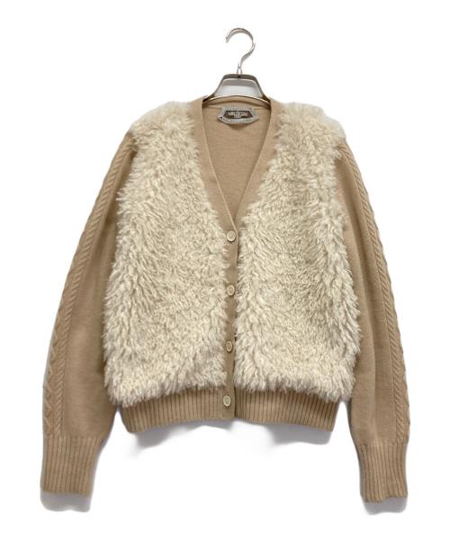 MARLENEDAM（マーレンダム）MARLENEDAM (マーレンダム) カーディガン ベージュ サイズ:40の古着・服飾アイテム