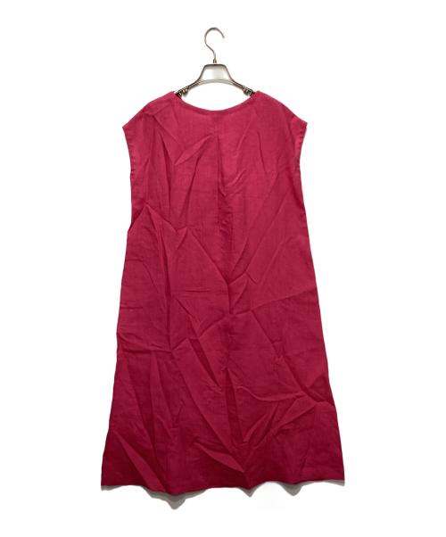 HAYAMA SUNDAY（ハヤマサンデイ）HAYAMA SUNDAY (ハヤマサンデイ) リネンワンピース ピンク サイズ:表記無し 未使用品の古着・服飾アイテム