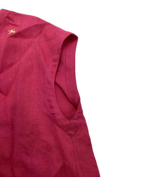 HAYAMA SUNDAY（ハヤマサンデイ）HAYAMA SUNDAY (ハヤマサンデイ) リネンワンピース ピンク サイズ:表記無し 未使用品の古着・服飾アイテム