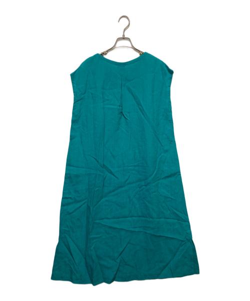 HAYAMA SUNDAY（ハヤマサンデイ）HAYAMA SUNDAY (ハヤマサンデイ) リネンワンピース グリーン サイズ:表記無しの古着・服飾アイテム