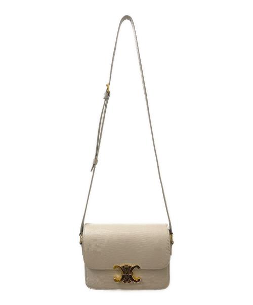 CELINE（セリーヌ）CELINE (セリーヌ) ティーン トリオンフ バッグ パールベージュの古着・服飾アイテム