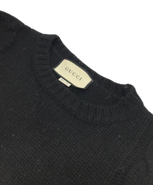 GUCCI（グッチ）GUCCI (グッチ) ウールニット ブラック サイズ:XSの古着・服飾アイテム