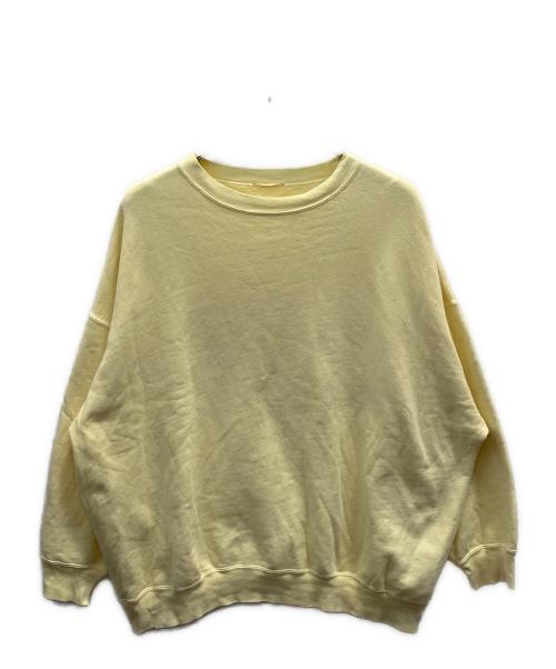 DEUXIEME CLASSE（ドゥーズィエム クラス）DEUXIEME CLASSE (ドゥーズィエム クラス) wear out sweat イエロー サイズ:フリーの古着・服飾アイテム