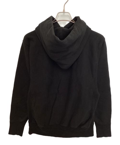 ATON（エイトン）ATON (エイトン) GARMENT DYE URAKE HOODIE ブラック サイズ:2の古着・服飾アイテム