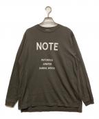 GALLARDA GALANTEガリャルダガランテ）の古着「ロゴロンT」｜チャコールグレー