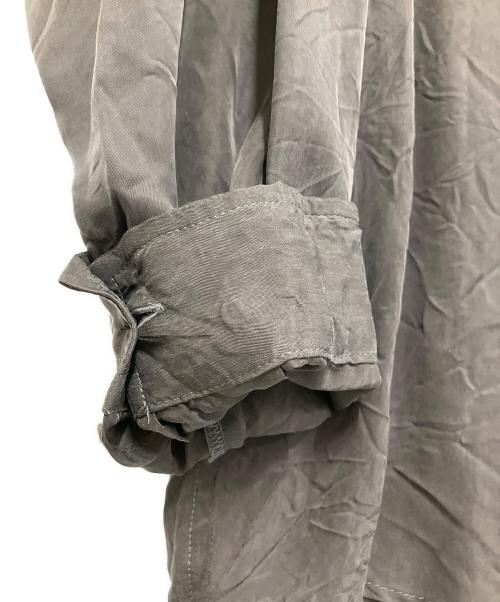 ROTTWEILER（ロットワイラー）ROTTWEILER (ロットワイラー) R9 CUPRA L/S SHIRTS グレー サイズ:Mの古着・服飾アイテム