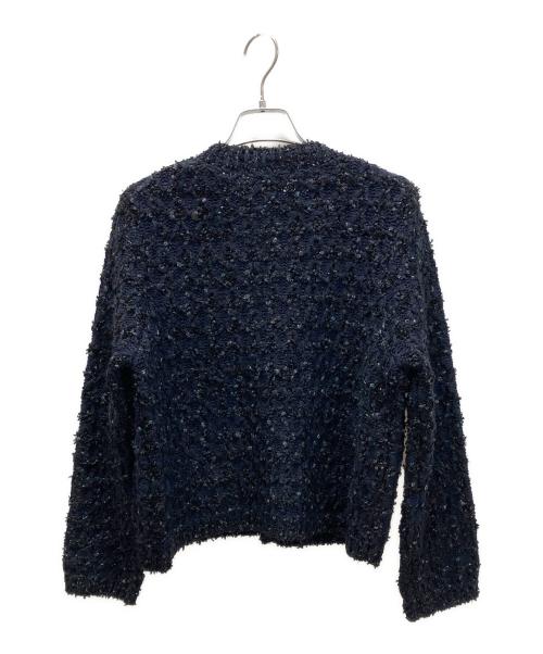 ANAYI（アナイ）ANAYI (アナイ) リボンアーガイルツイード カーディガン ネイビー サイズ:38の古着・服飾アイテム