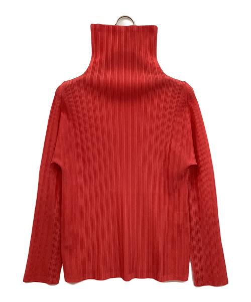 PLEATS PLEASE（プリーツプリーズ）PLEATS PLEASE (プリーツプリーズ) ハイネックブラウス ピンク サイズ:3の古着・服飾アイテム