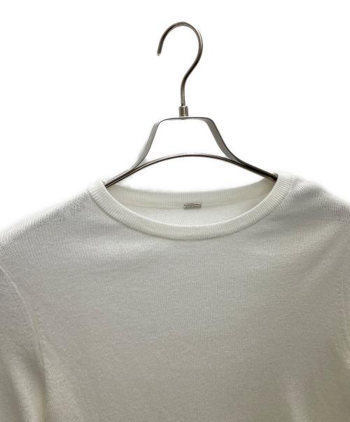 Mila Owen（ミラオーウェン）Mila Owen (ミラオーウェン) フレアスリーブルーズリブニット アイボリー サイズ:SIZE0 未使用品の古着・服飾アイテム