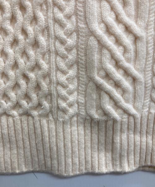 sacai（サカイ）sacai (サカイ) コントラストパネルセーター アイボリー サイズ:1の古着・服飾アイテム