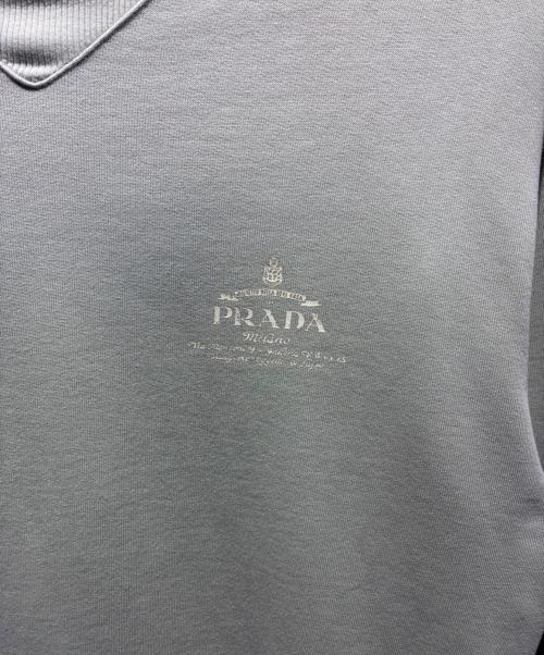 PRADA（プラダ）PRADA (プラダ) コットン スウェットシャツ ライトグリーン サイズ:Sの古着・服飾アイテム